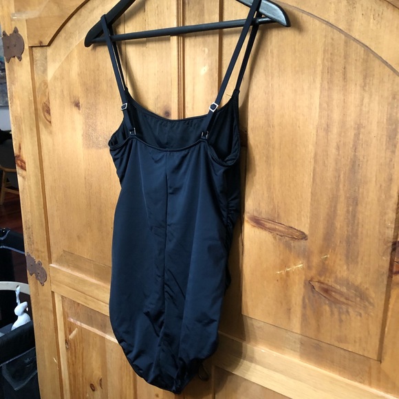 LeBlanca one piece black swimsuit size 14 - Picture 4 of 8